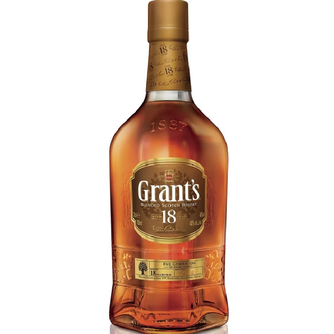 GRANTS 18 YEARS WHISKY 75CL