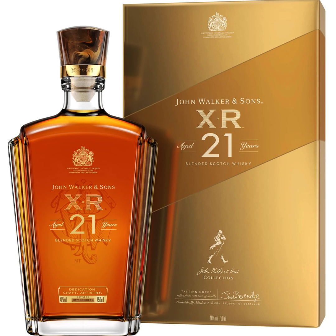 JOHNNIE WALKER & SONS XR 21 YEARS WHISKY 75CL