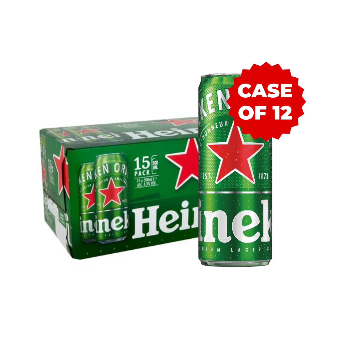 HEINEKEN BEER CAN (12X50CL)