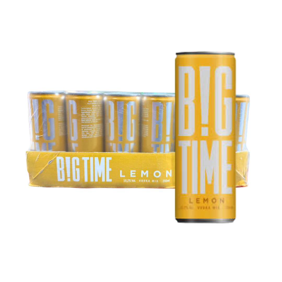 BIGTIME LEMON VODKA (24X25CL)