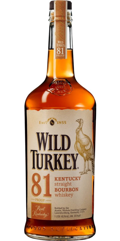 WILD TURKEY 81 WHISKEY 75CL