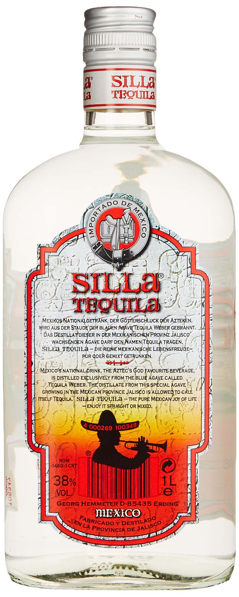 SILLA SILVER TEQUILA LTR