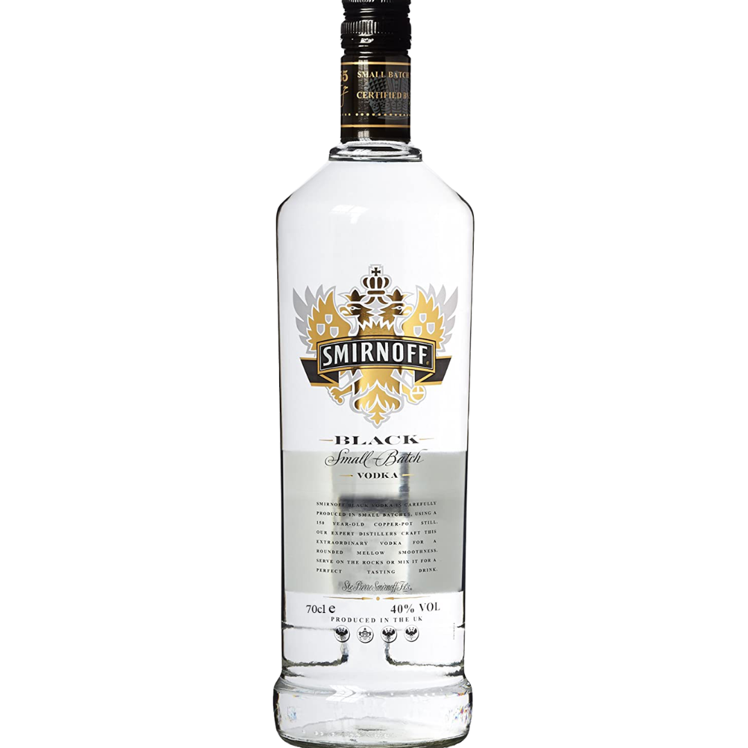 SMIRNOFF BLACK VODKA LTR