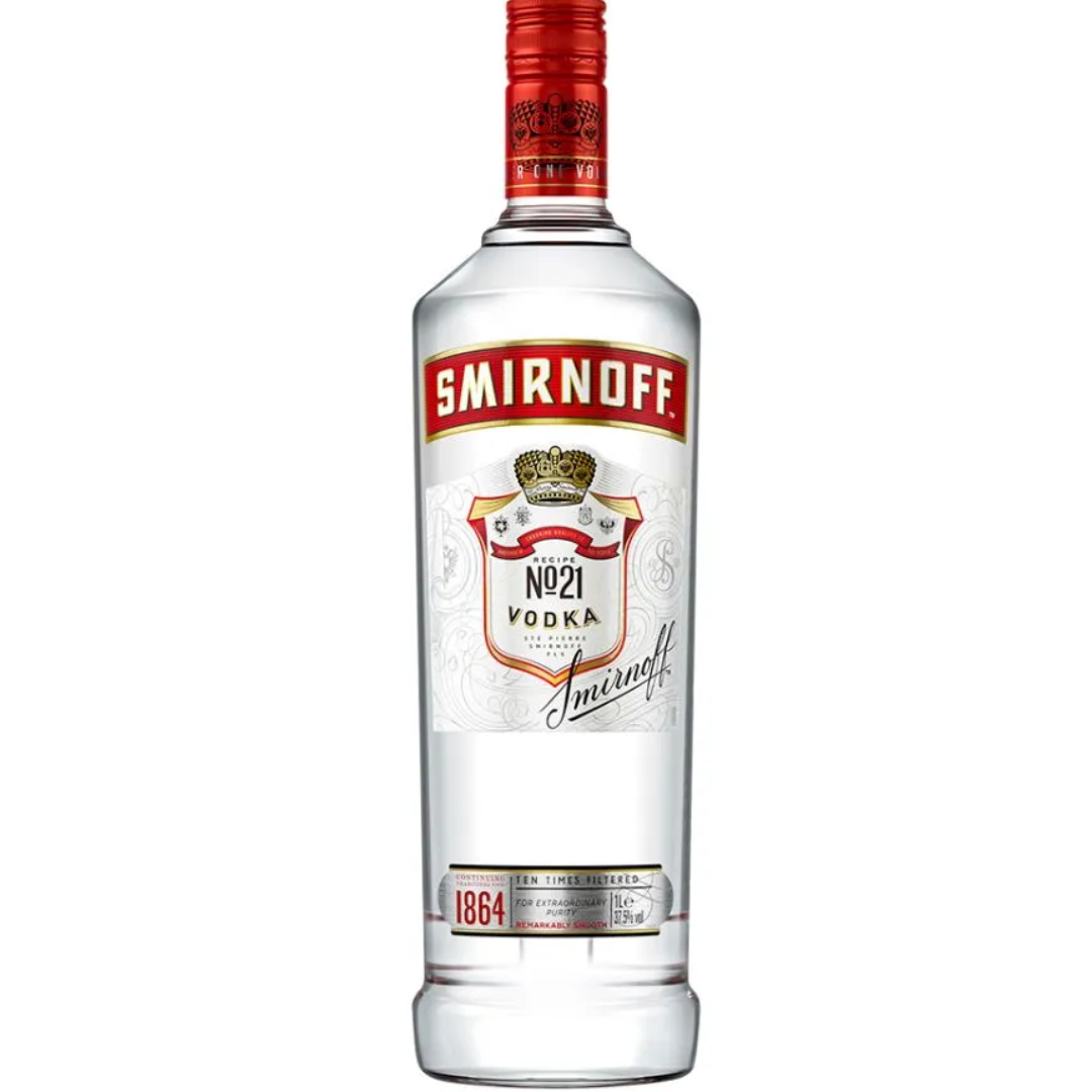 SMIRNOFF RED VODKA LTR