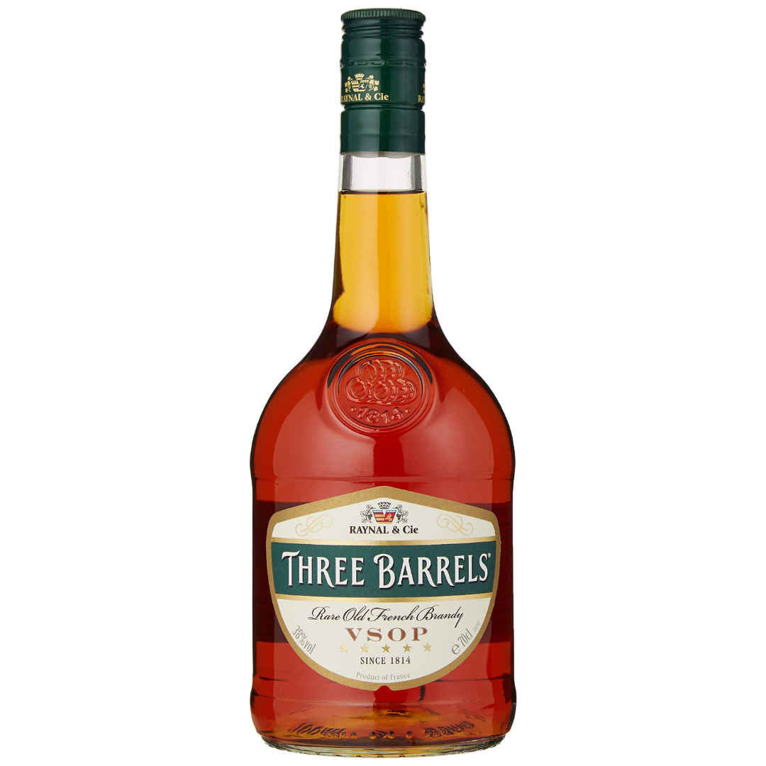THREE BARRELS BRANDY 70CL