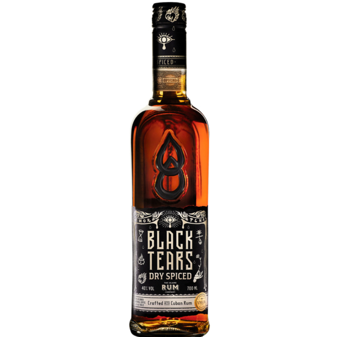BLACK TEARS SPICED RUM 75CL