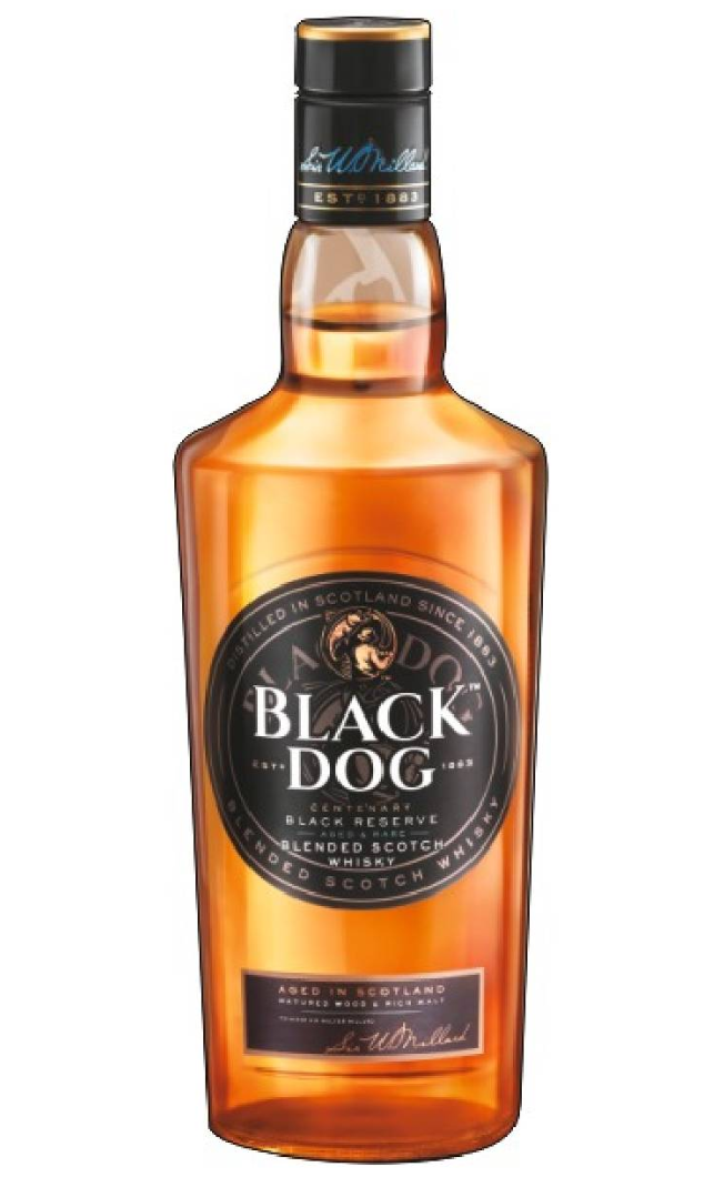 BLACK DOG BLACK RESERVE WHISKY 75CL