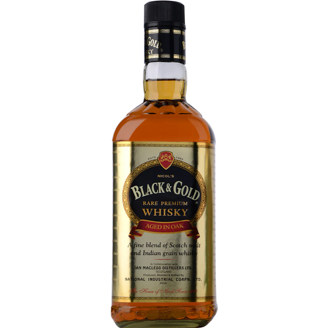 BLACK & GOLD WHISKY 75CL