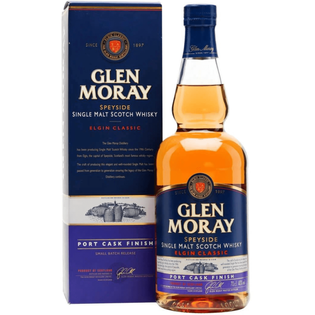 GLEN MORAY PORT CASK WHISKY 70CL