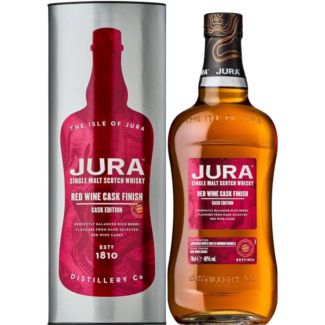 ISLE OF JURA RED WINE CASK WHISKEY 70CL