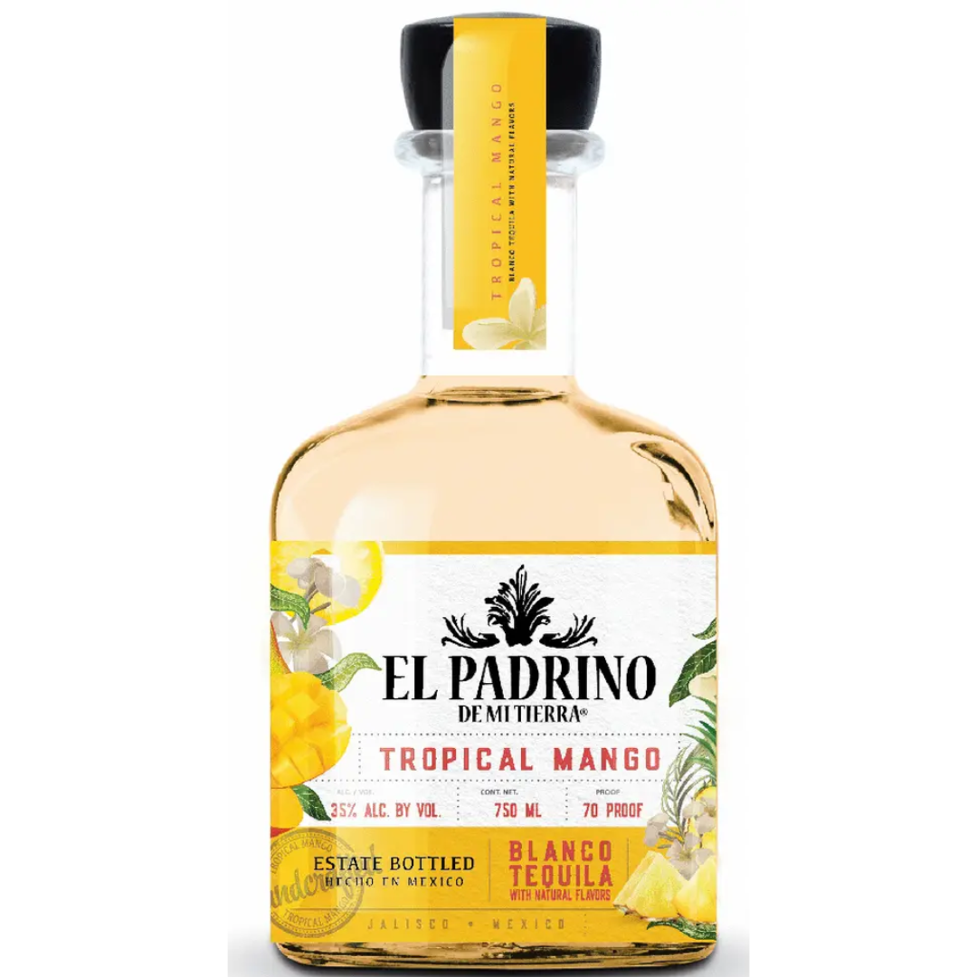EL PADRINO DE MI TIERRA TROPICAL MANGO TEQUILA 75CL
