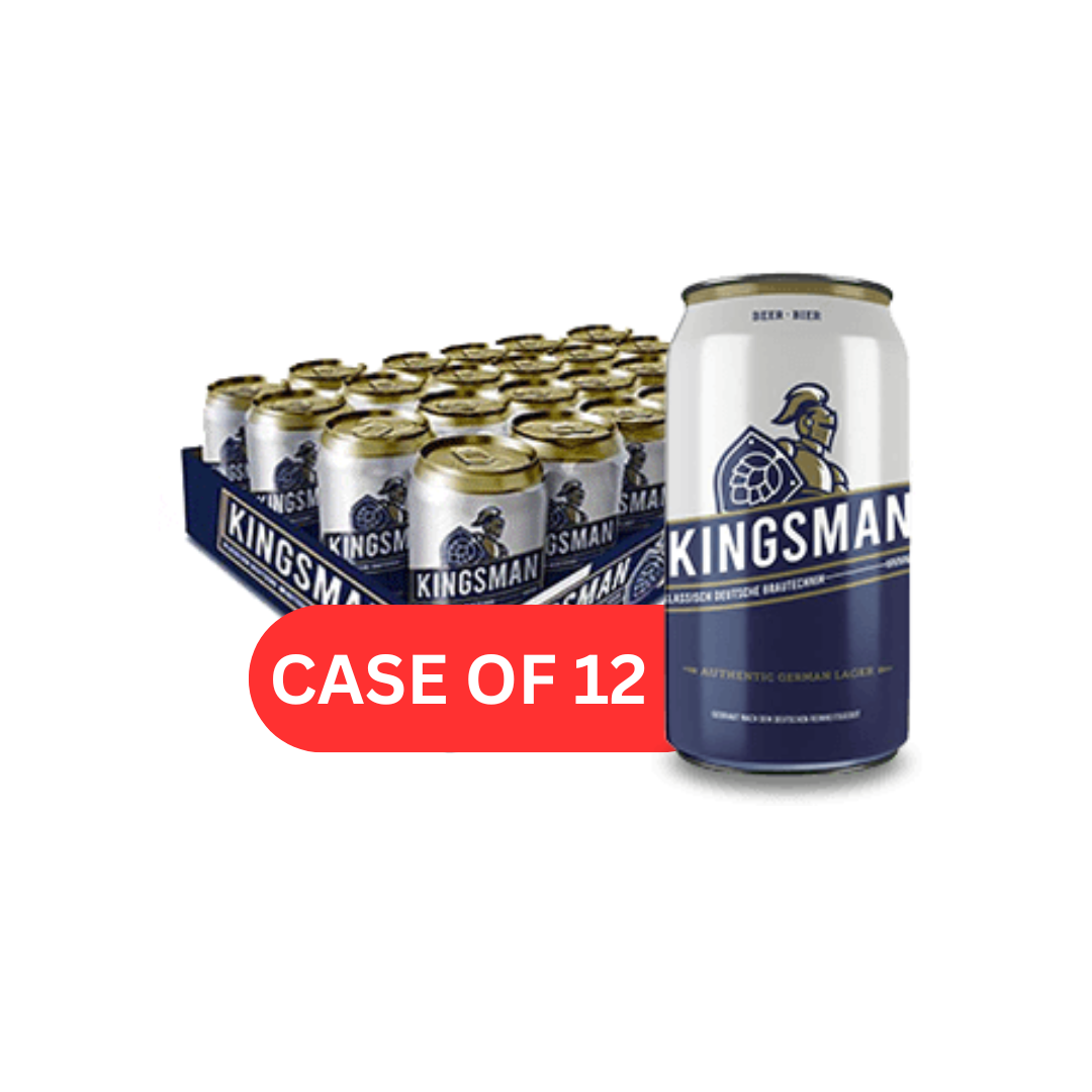 KINGSMAN PREMIUM LAGER BEER CAN (12X33CL)