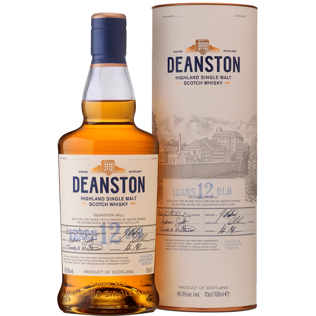 DEANSTON 12 YEARS OLD WHISKY 70CL