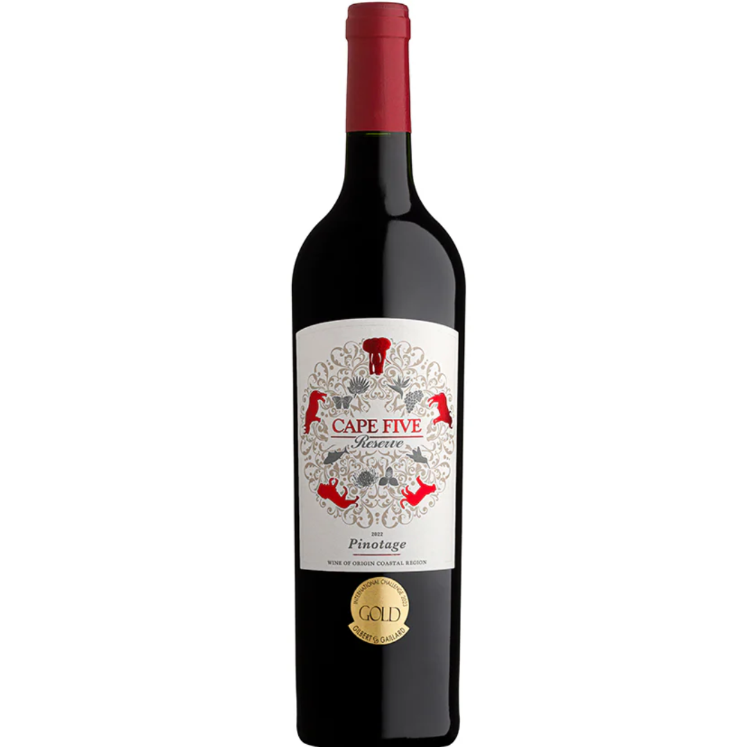 CAPE FIVE RESERVE PINOTAGE 75CL
