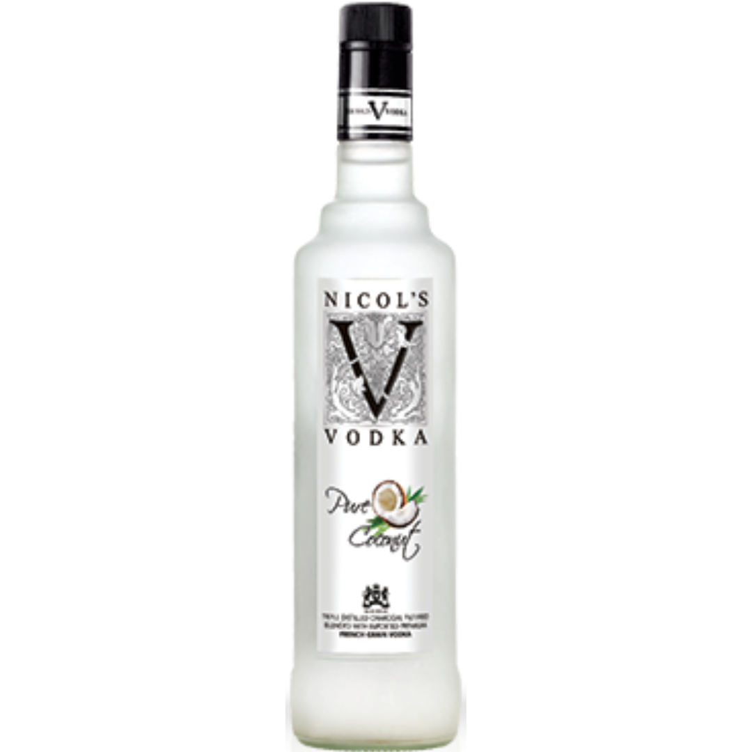 NICOL'S V PURE COCONUT VODKA 75CL