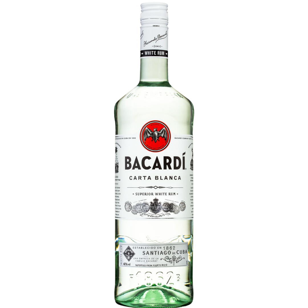 BACARDI WHITE RUM LTR