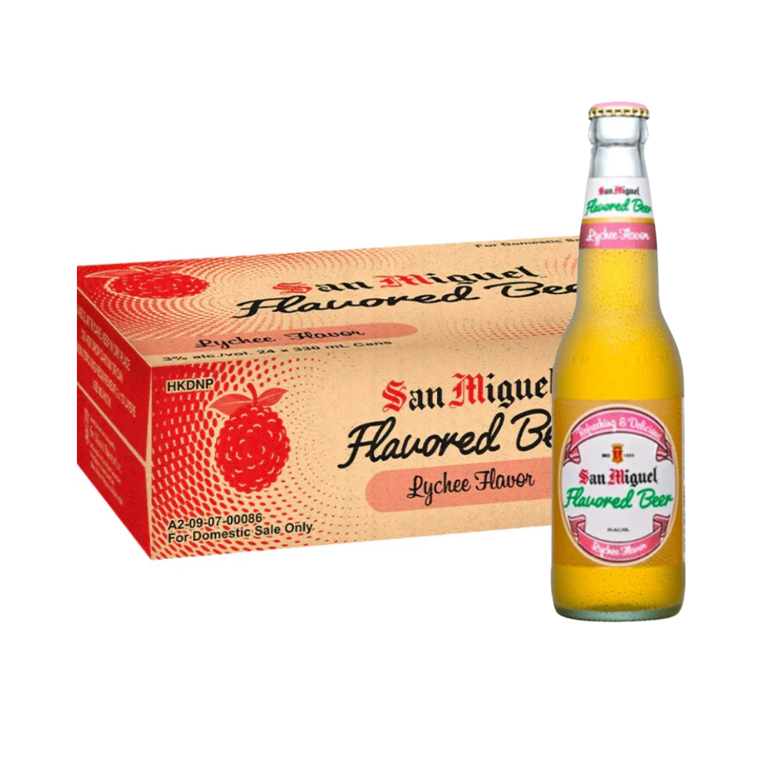 SAN MIG LYCHEE BEER BTL (24X33CL)