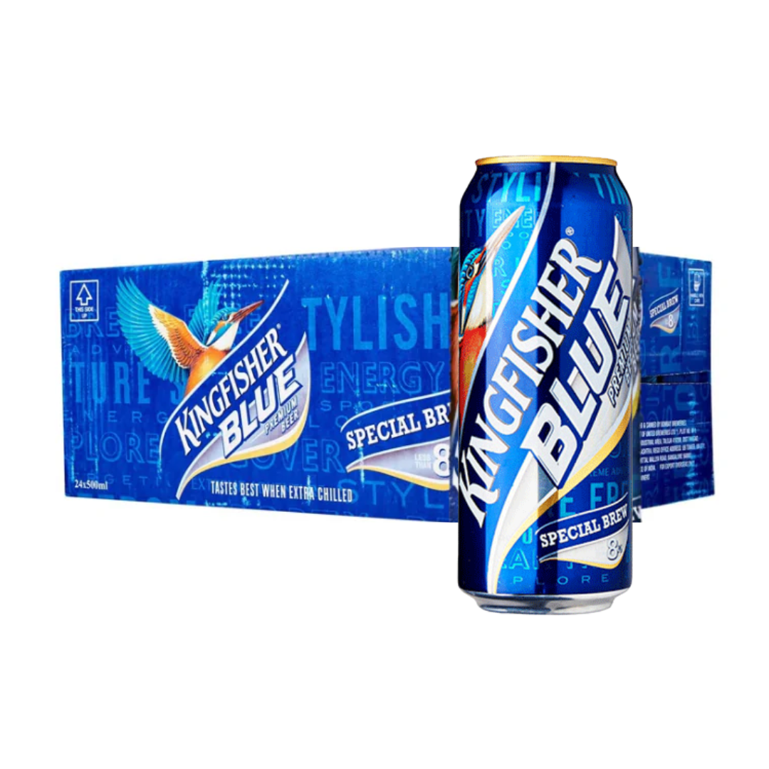 KINGFISHER BLUE BEER CAN (24X50CL)