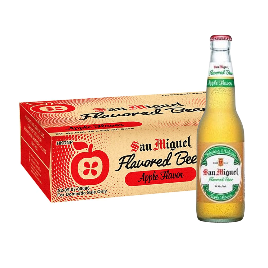 SAN MIG APPLE BEER BTL (24X33CL)