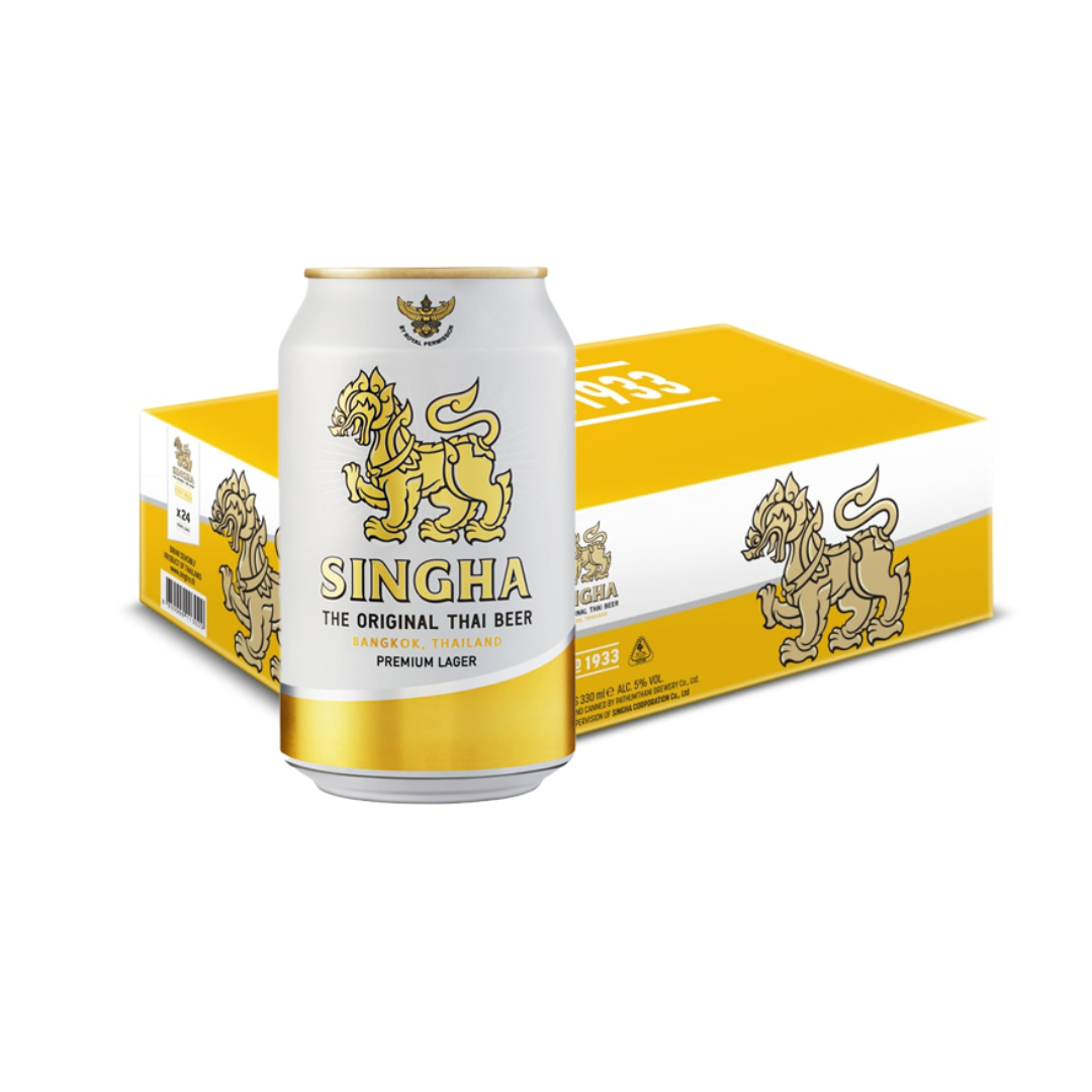 SINGHA BEER CAN (24X33CL)