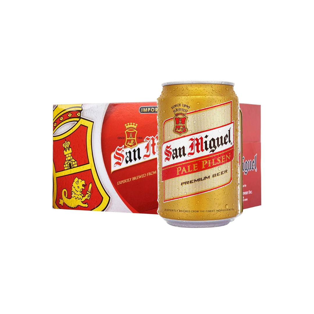 SAN MIGUEL PALE PILSEN BEER CAN (24X33CL)