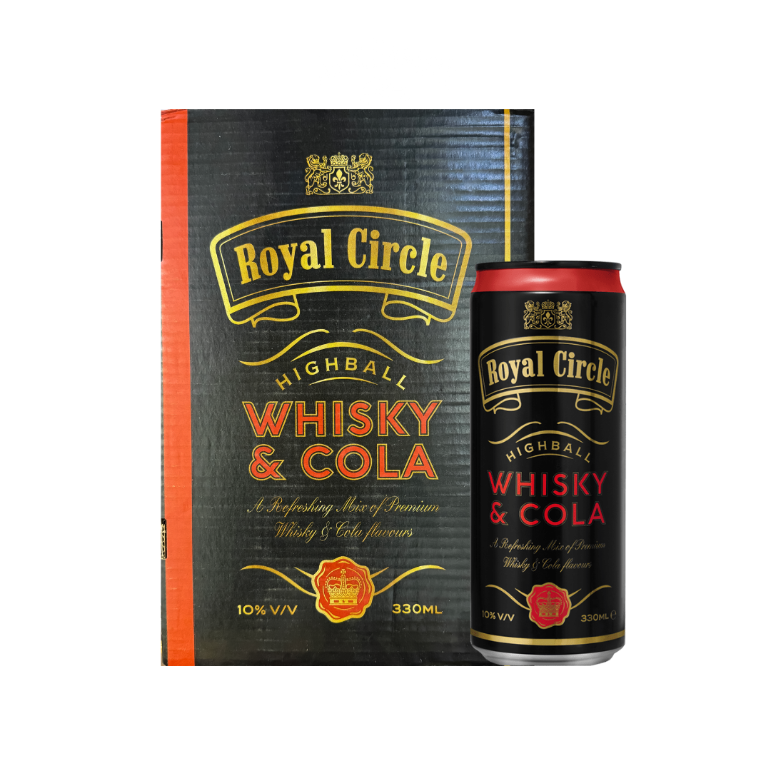 ROYAL CIRCLE WHISKY + COLA (24X33CL)