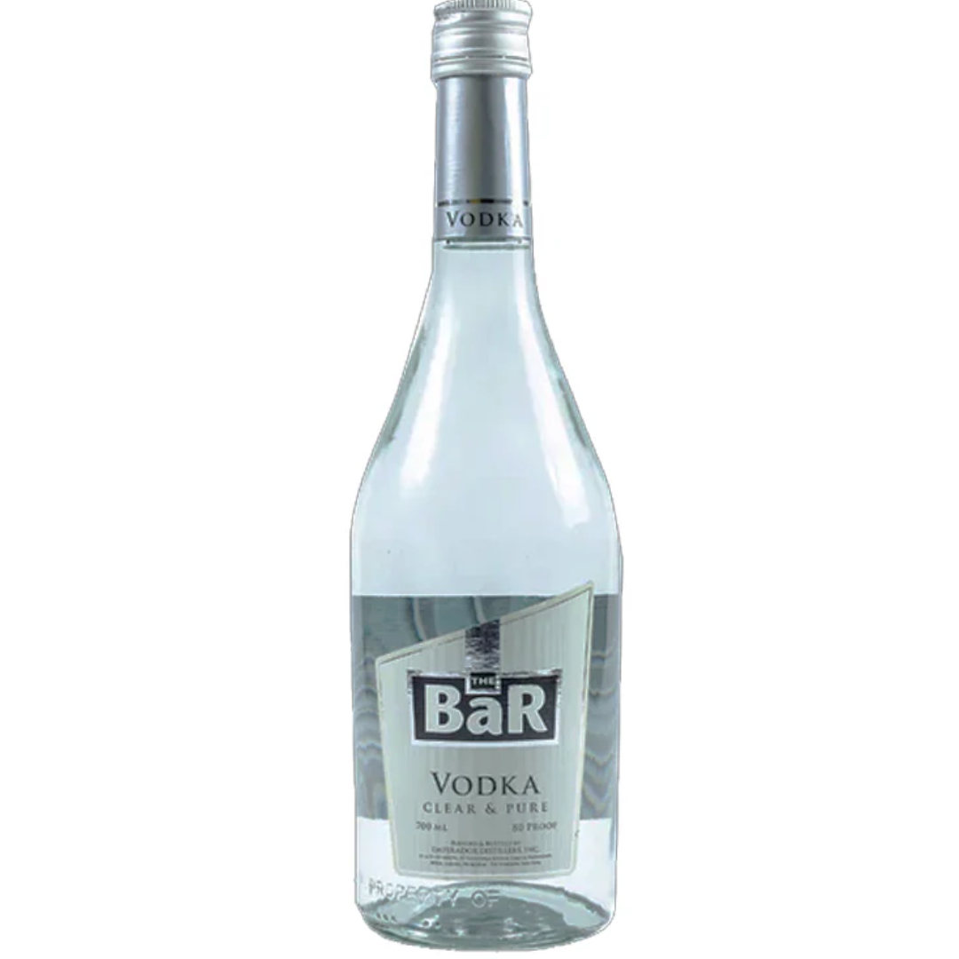 THE BAR SILVER CLEAR & PURE VODKA 70CL