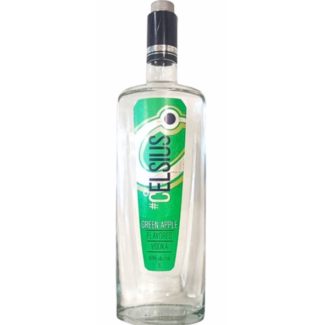 CELCIUS GREEN APPLE VODKA LTR