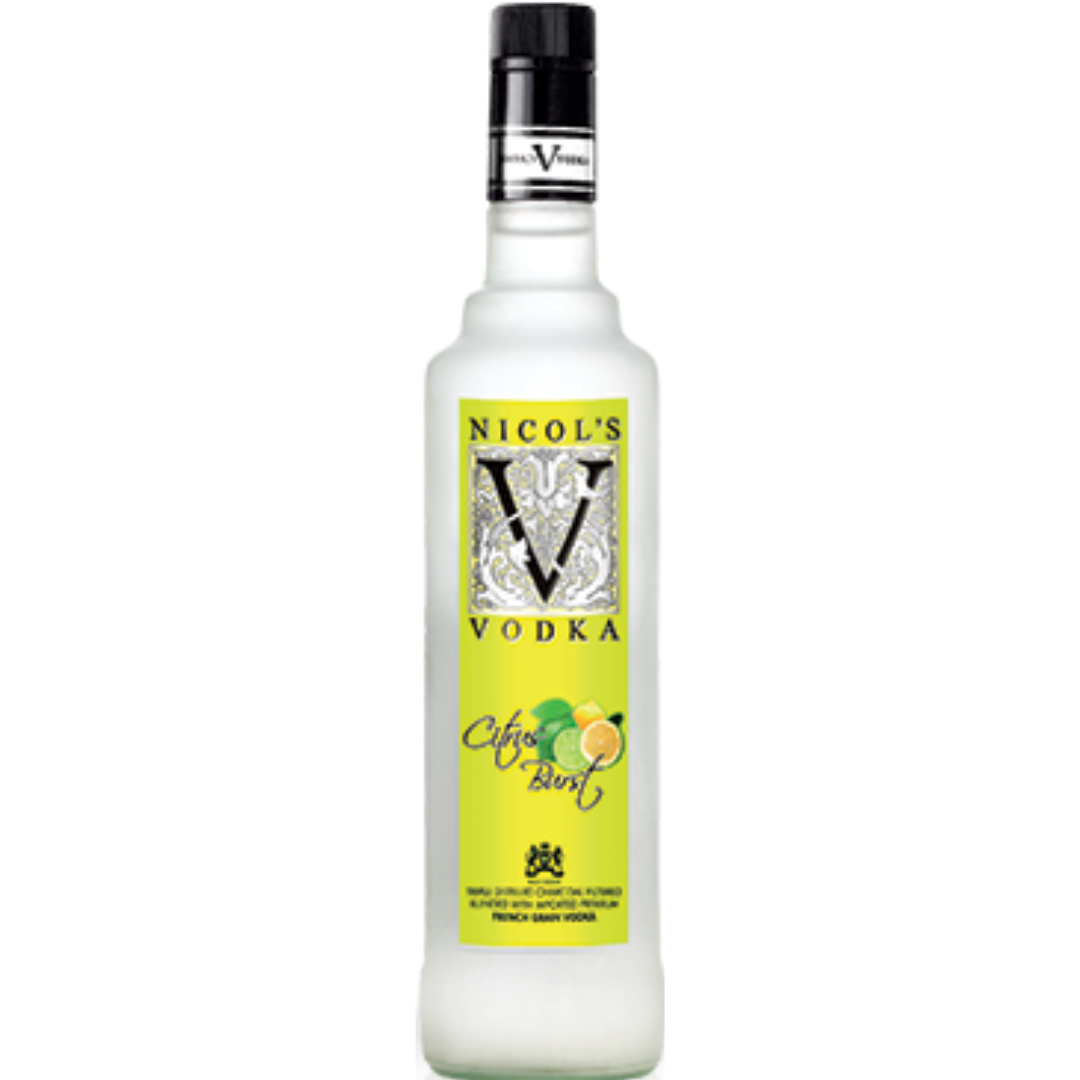 NICOL'S V CITRUS BURST VODKA 75CL