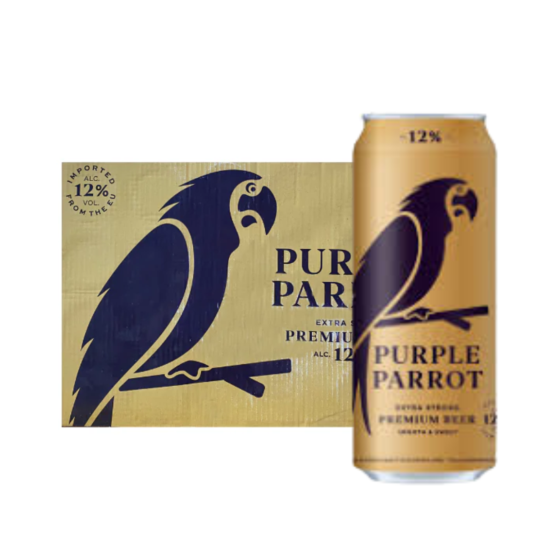 PURPLE PARROT 12% BEER (24X50CL)