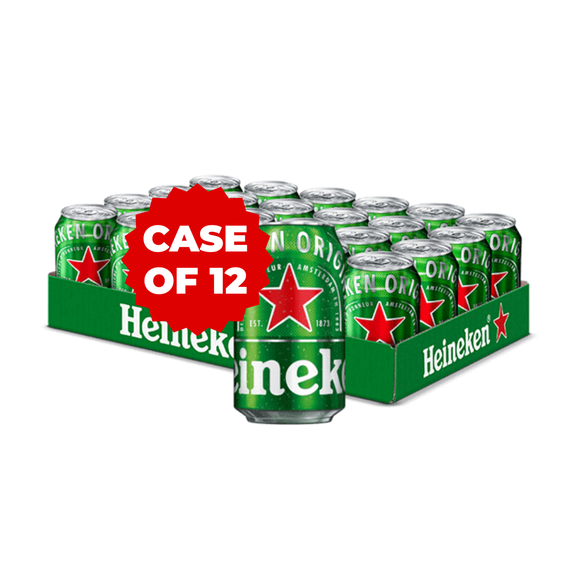 HEINEKEN BEER CAN (12X33CL)