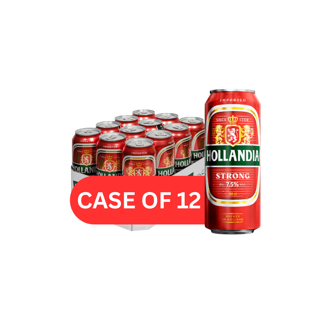 HOLLANDIA 7.5% BEER CAN (12X50CL)
