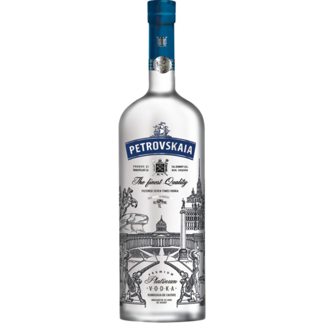 PETROVSKAIA PREMIUM VODKA LTR