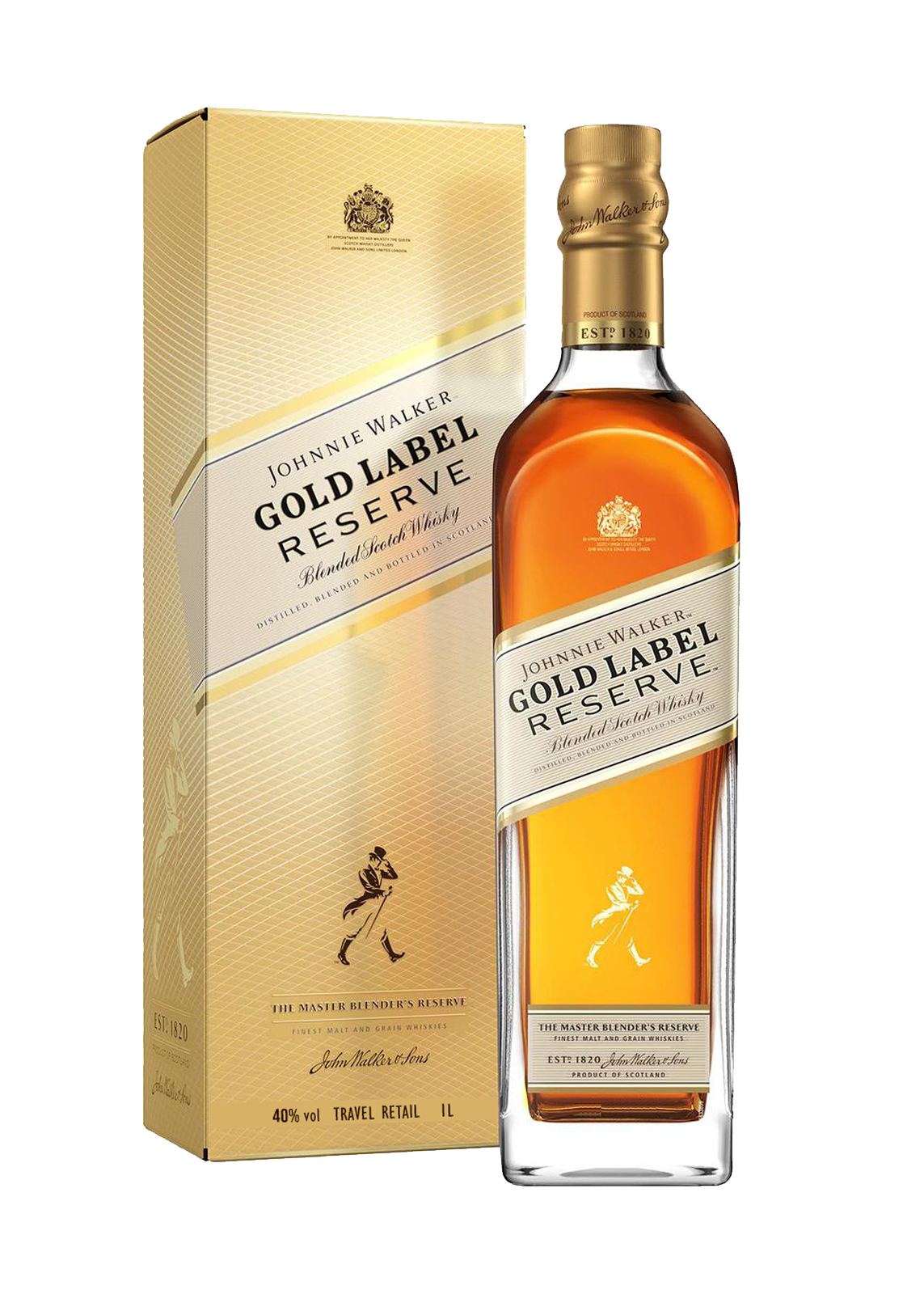 JOHNNIE WALKER GOLD LABEL RESERVE WHISKEY 75CL
