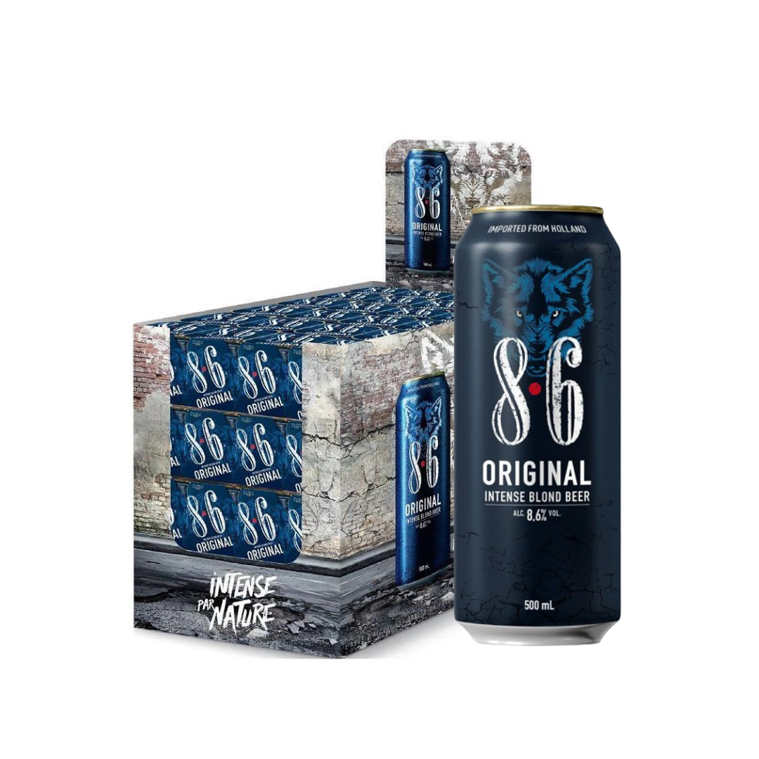 BAVARIA 8.6% CAN BEER (24X50CL)