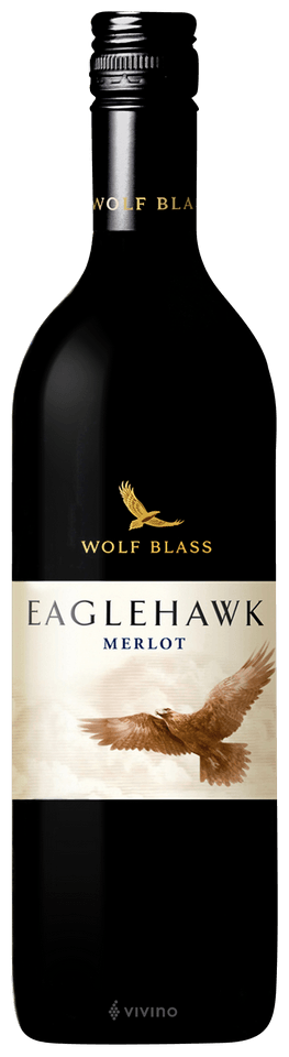 WOLF BLASS EAGLEHAWK MERLOT 75CL