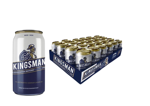 KINGSMAN PREMIUM LAGER BEER CAN (24X33CL)