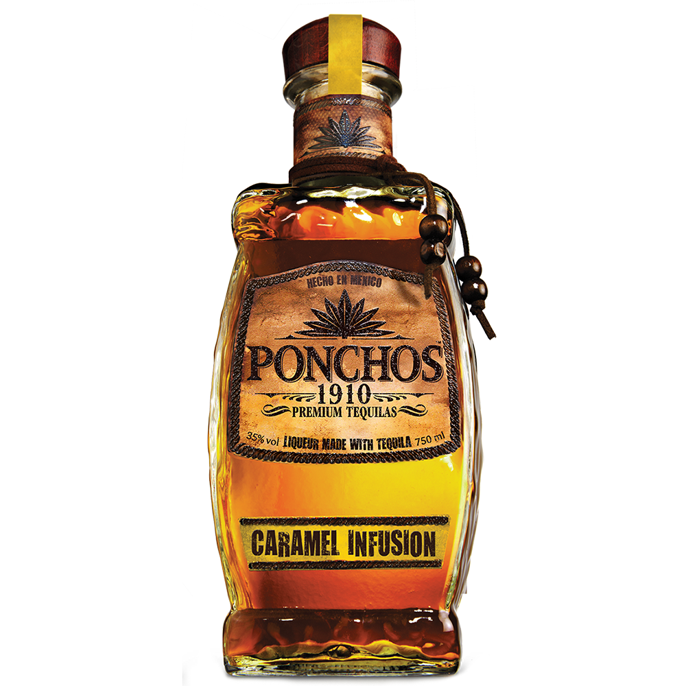 PONCHOS CARAMEL TEQUILA 75 CL