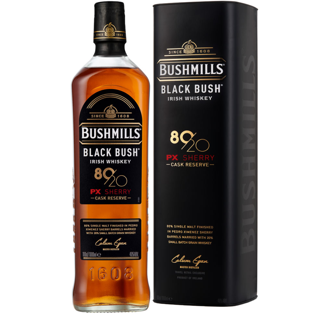 BUSHMILLS BLACK BUSH WHISKEY 70 CL