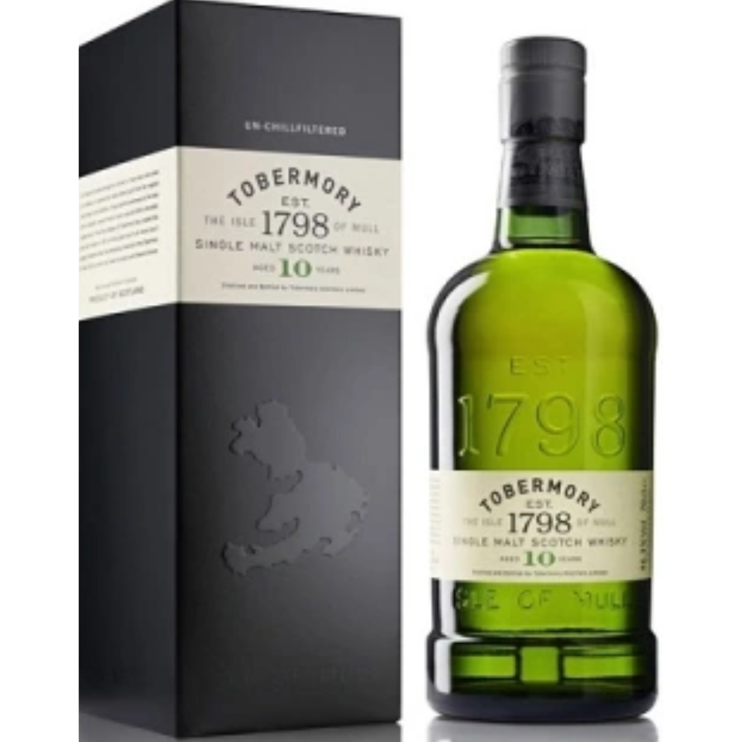 TOBERMORY 10 YEARS WHISKY 70CL