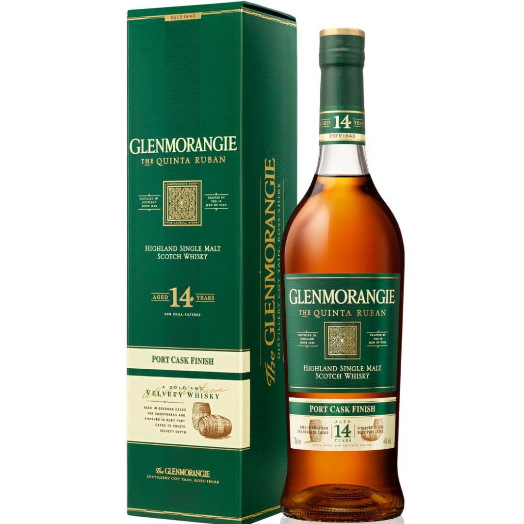 GLENMORANGIE QUINTA RUBAN 14 YEARS WHISKY 70CL