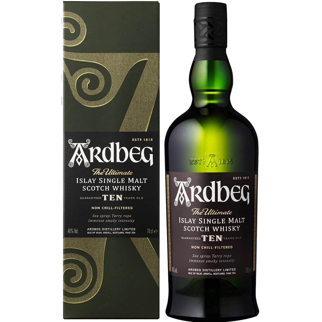 ARDBEG 10 YEARS WHISKY 70CL