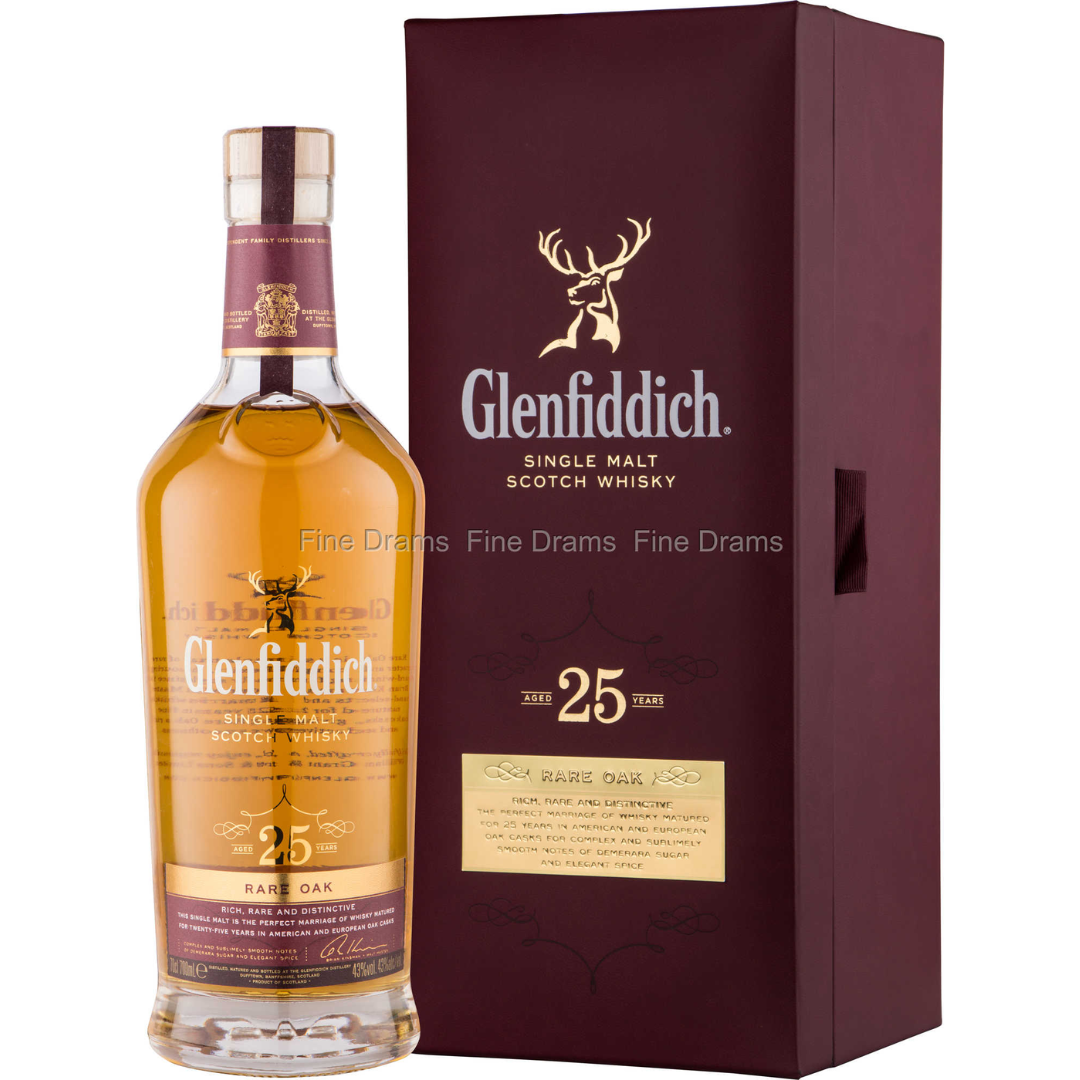 GLENFIDDICH 25 YEARS WHISKEY 70CL