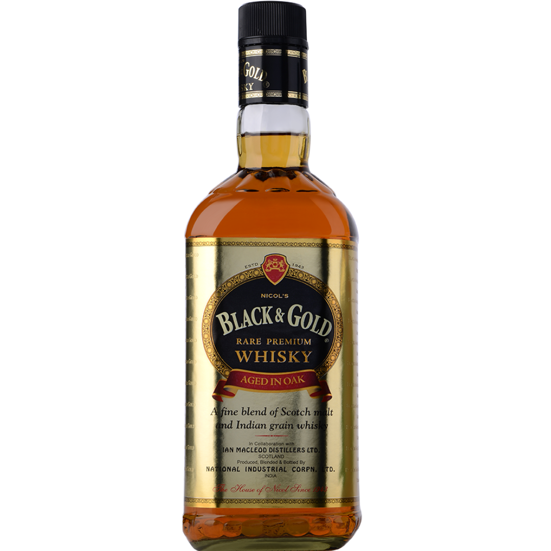 BLACK & GOLD WHISKEY LTR