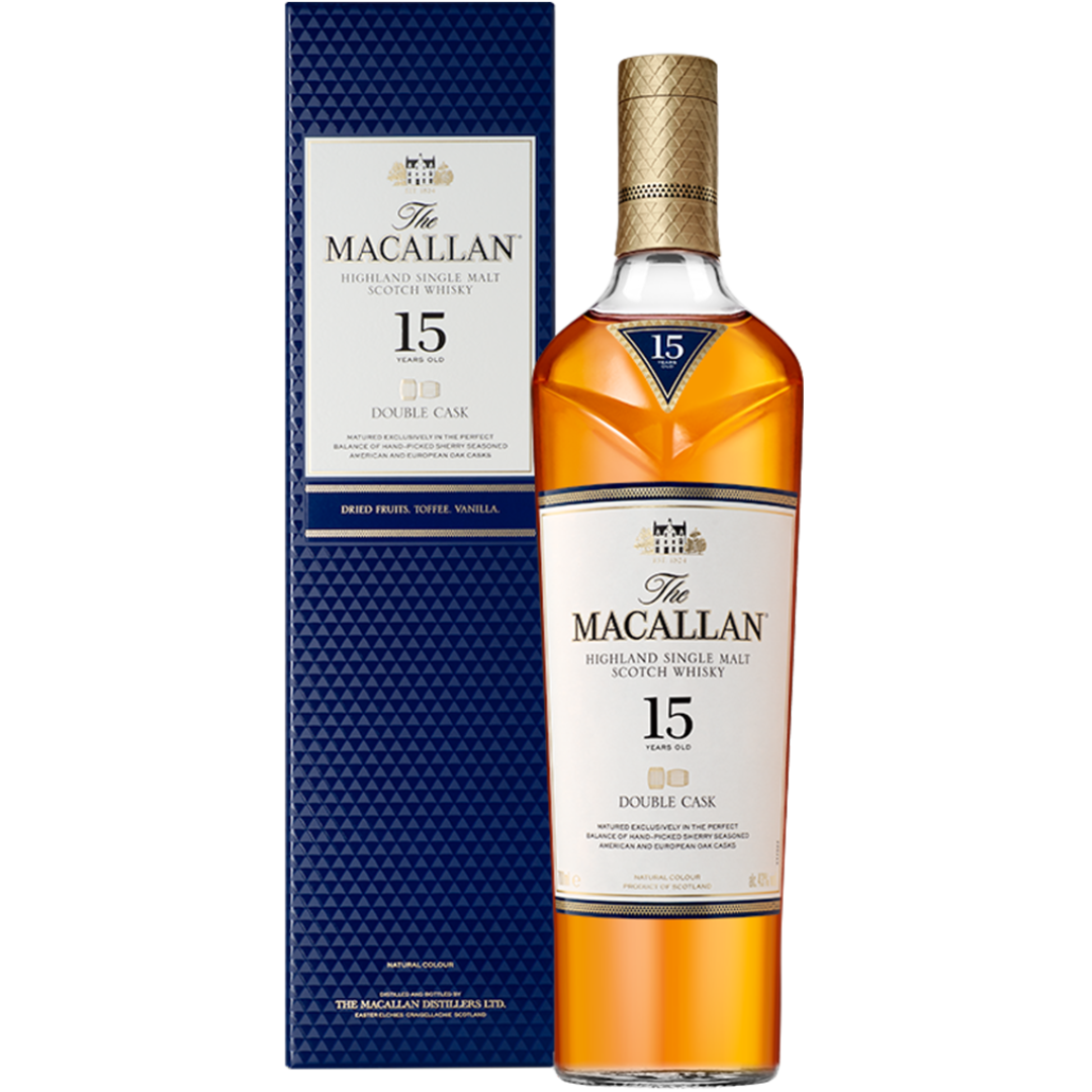 MACALLAN DOUBLE CASK 15 YEARS WHISKY 70CL