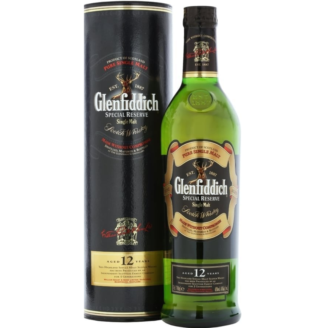 GLENFIDDICH SPECIAL RESERVE 12 YEARS 75CL