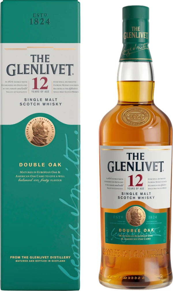 THE GLENLIVET 12 YEARS WHISKEY LTR