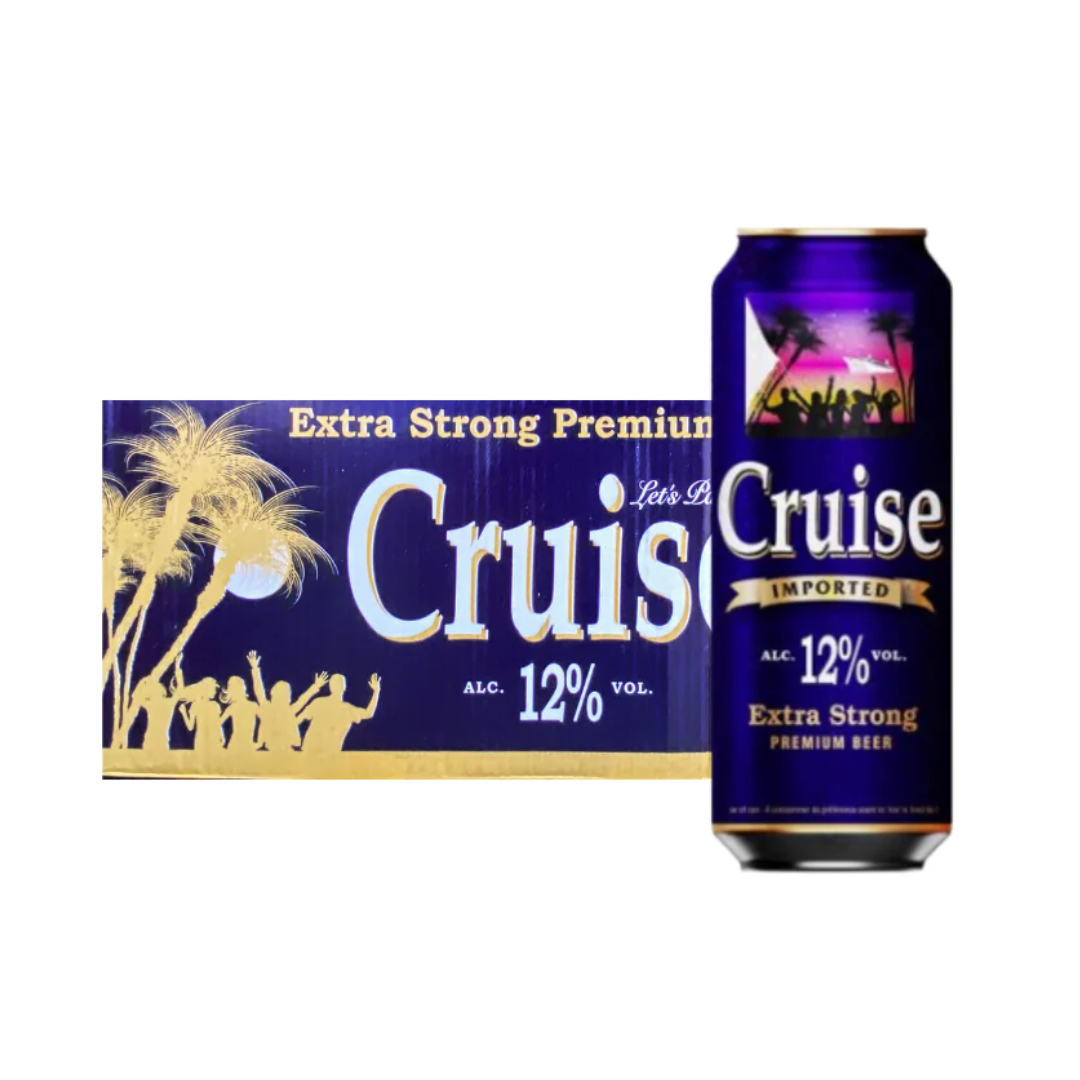 CRUISE BLUE 12% BEER CAN (24X50CL)