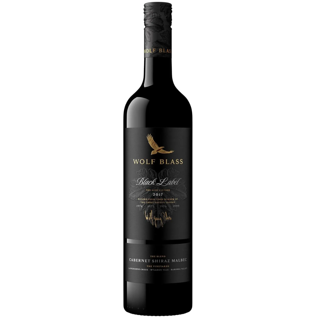 WOLF BLASS BLACK LABEL CABERNET SHIRAZ MALBEC 75CL