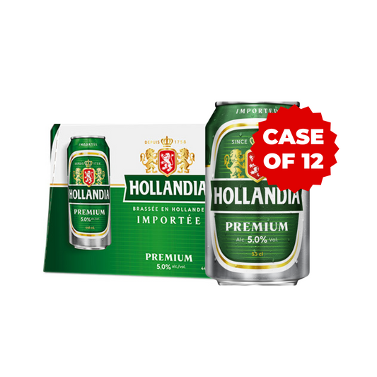 HOLLANDIA 5% BEER CAN (12X33CL)